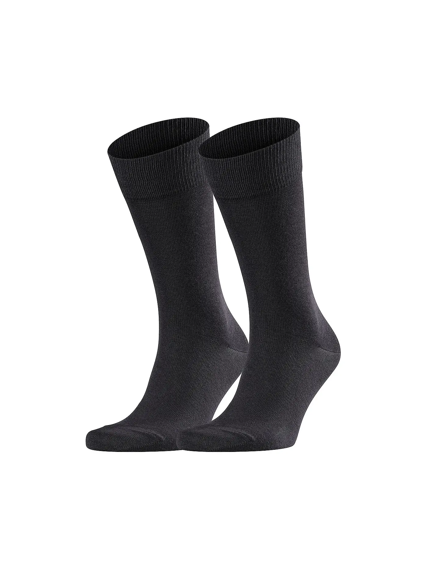 FALKE | Socken 2-er Pkg "Happy" (sand mel.) | schwarz